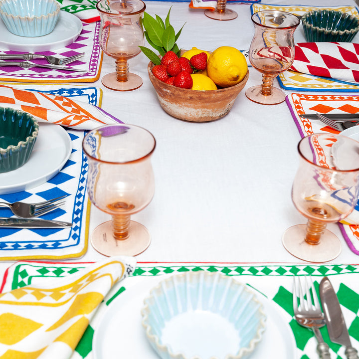 Set the table for spring! Our linen table napkins & placemats are back in stock!