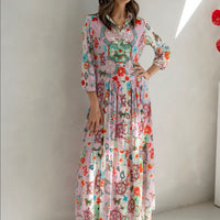 Maxi Shirt Dress / "Kasbah Jardin"