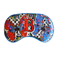 Jessica Russell Flint Printed Silk eye mask