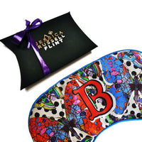 Jessica Russell Flint Printed Silk eye mask