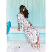 Button Tea Dress / "Emiko"-JRF