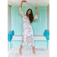 Button Tea Dress / "Emiko"-JRF