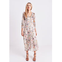 Button Tea Dress / "Emiko"-JRF