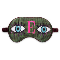 Jessica Russell Flint Printed Silk eye mask
