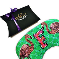 Jessica Russell Flint Printed Silk eye mask