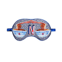 Jessica Russell Flint Printed Silk eye mask