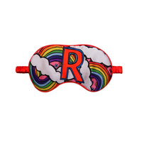 Jessica Russell Flint Printed Silk eye mask