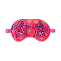 Jessica Russell Flint Printed Silk eye mask