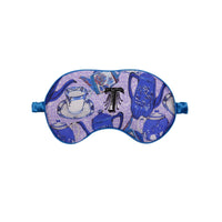 Jessica Russell Flint Printed Silk eye mask