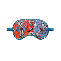 Jessica Russell Flint Printed Silk eye mask