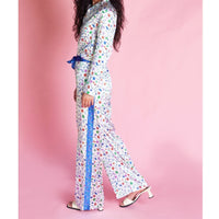 Jessica Russell Flint Printed Silk pyjama bottoms