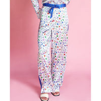 Jessica Russell Flint Printed Silk pyjama bottoms