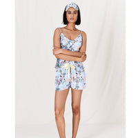 Jessica Russell Flint printed silk pyjama shorts