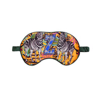 Jessica Russell Flint Printed Silk eye mask