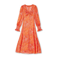 Twist Front Dress / "Arabea"-JRF