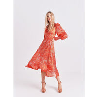 Twist Front Dress / "Arabea"-JRF