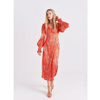 Twist Front Dress / "Arabea"-JRF