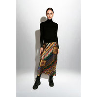 Bias Cut Skirt / "Animal Folk Story"-JRF