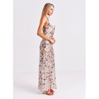 High Neck Maxi Dress / "Emiko"-JRF