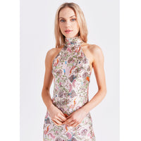 High Neck Maxi Dress / "Emiko"-JRF