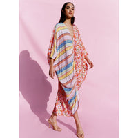 Florence Gathered Maxi Kaftan / "Frida"-JRF