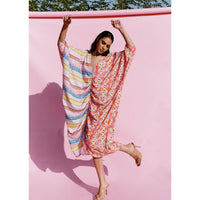 Florence Gathered Maxi Kaftan / "Frida"-JRF