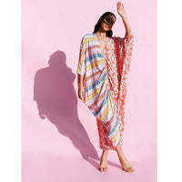 Florence Gathered Maxi Kaftan / "Frida"-JRF