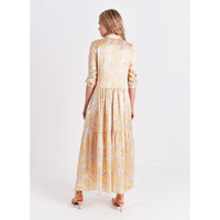Maxi Shirt Dress / "Zarina Butterfly"-JRF