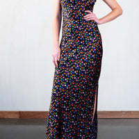 High Neck Maxi Dress / "Aurora"-JRF