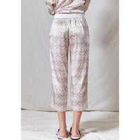 Cropped PJ Trousers / ''Eastern Tile"-JRF