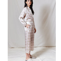 Cropped PJ Trousers / ''Eastern Tile"-JRF