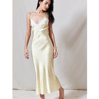 Midi Slip / ''Golden Blossom''-JRF