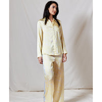 Long Sleeve PJ Top / ''Golden Blossom"-JRF