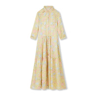 Maxi Shirt Dress / "Zarina Butterfly"-JRF