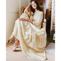 Maxi Shirt Dress / "Zarina Butterfly"-JRF