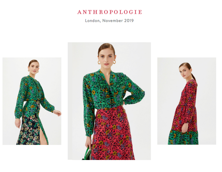 JESSICA RUSSELL FLINT X ANTHROPOLOGIE