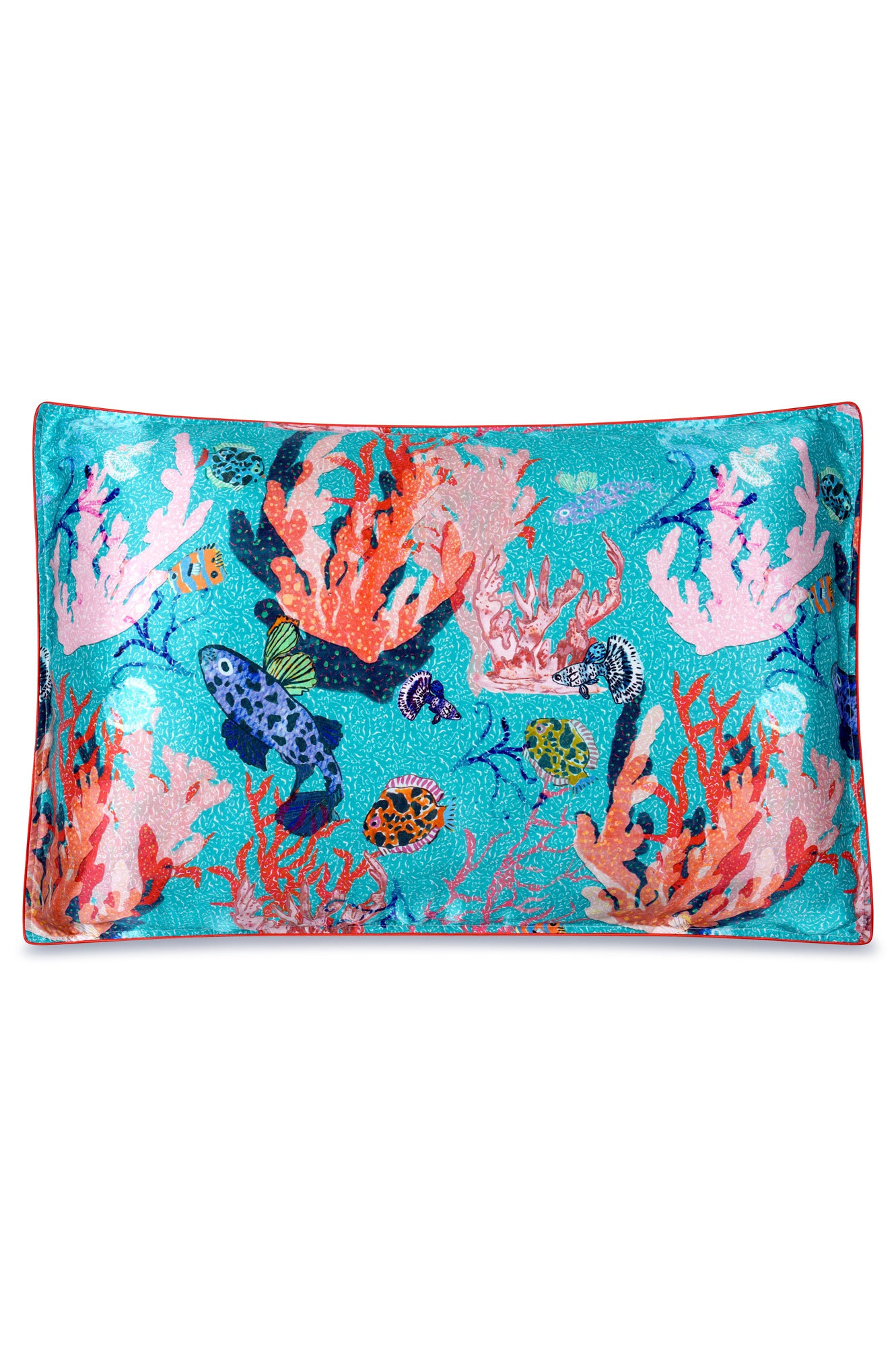 Silk Pillowcase "Underwater Coral"