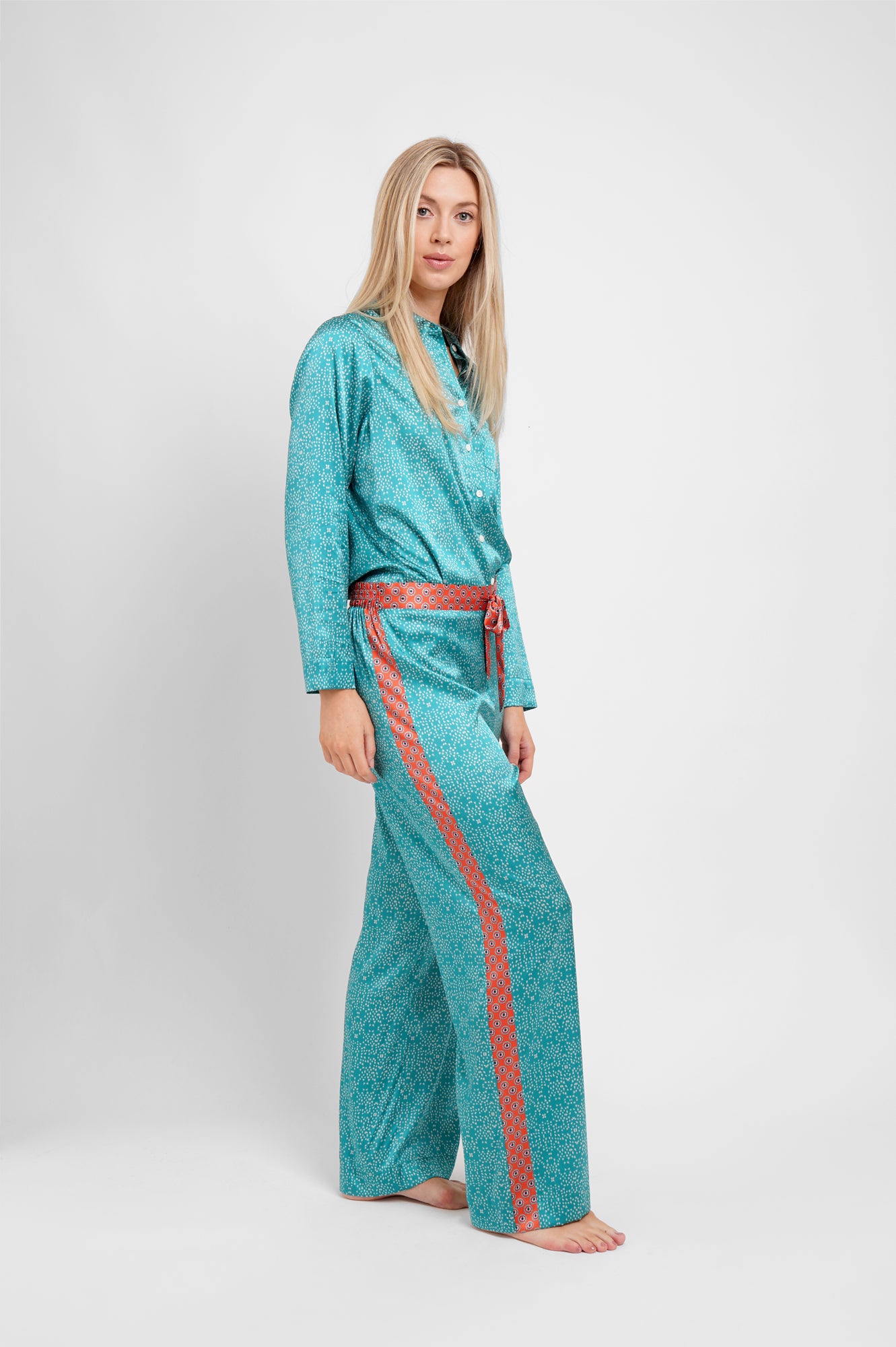 Pyjama Bottoms "Teal Stars"