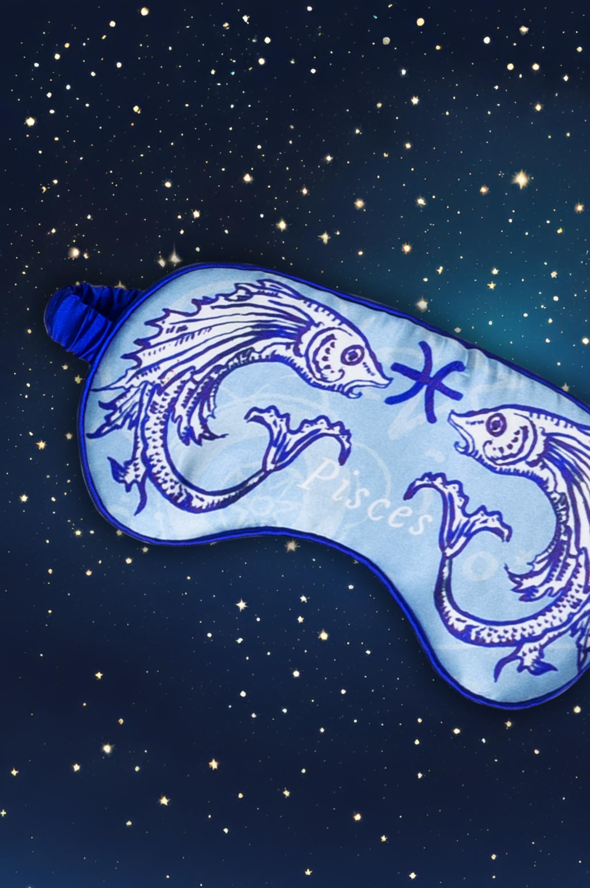 Silk Eye Mask "Pisces"