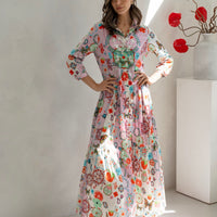 Maxi Shirt Dress / "Kasbah Jardin"