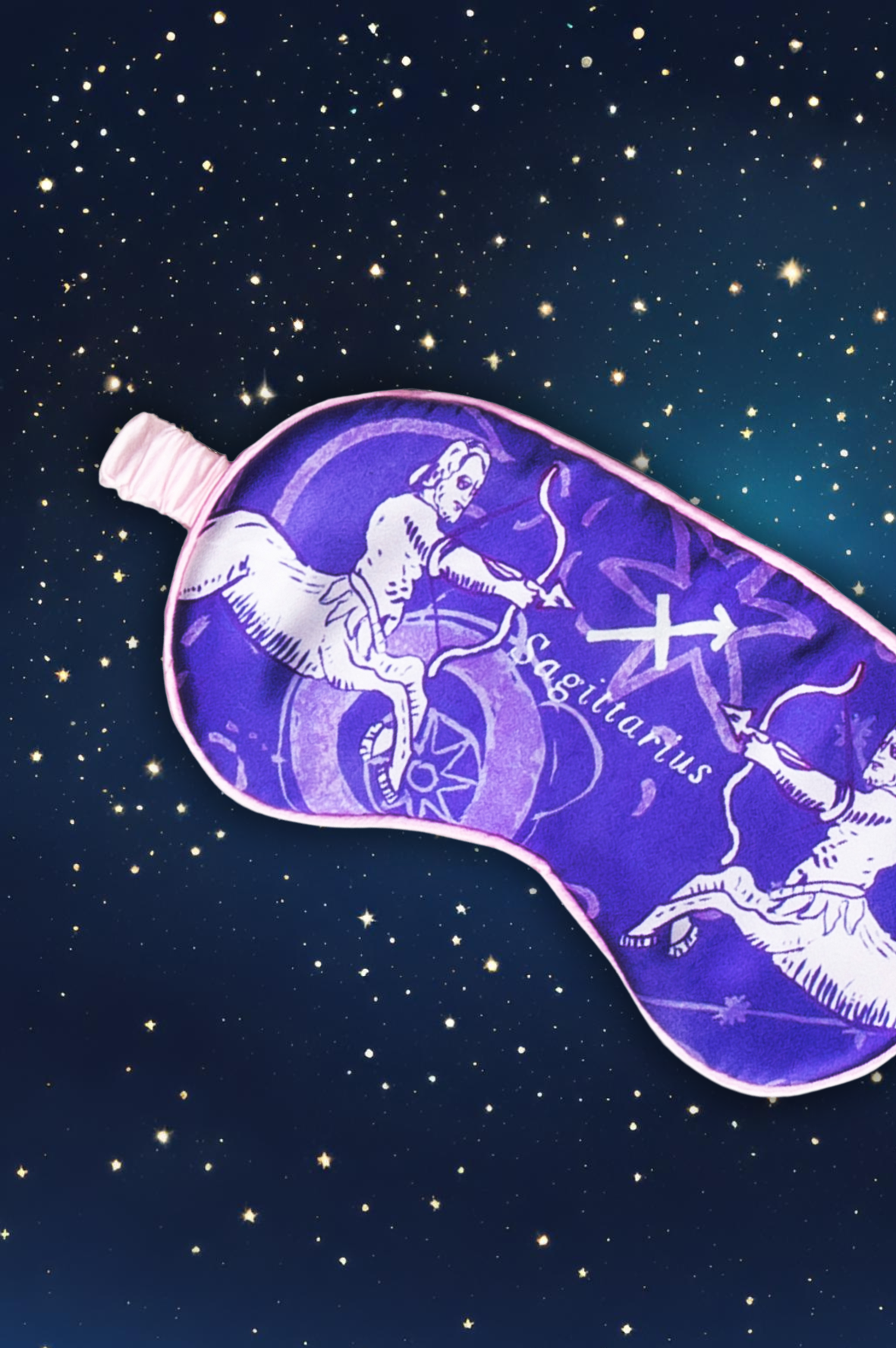 Silk Eye Mask "Sagittarius"