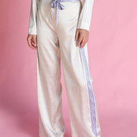 Jessica Russell Flint Printed Silk pyjama bottoms 