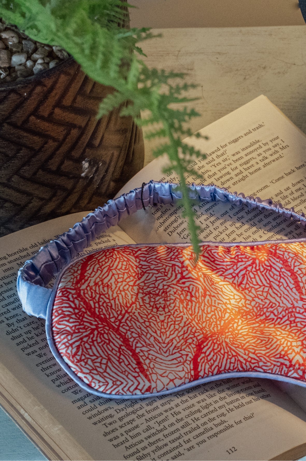 Silk Eye Mask "Coral Reef"