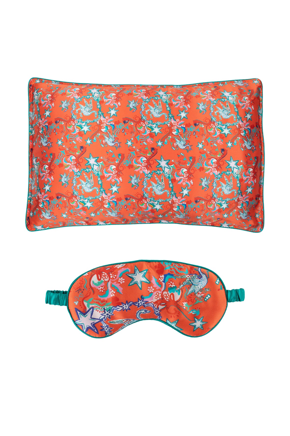Silk Sleep Set Single "Golden Goose"