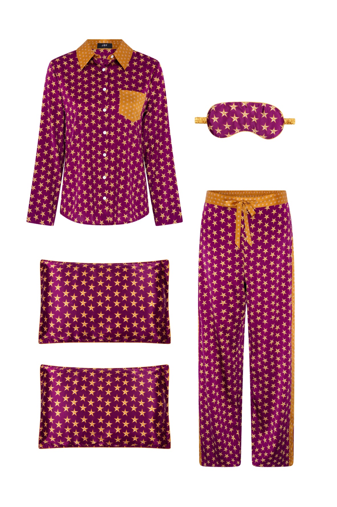 Ultimate Sleep Set "Burgundy Stars"
