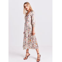 Button Tea Dress / "Emiko"-JRF