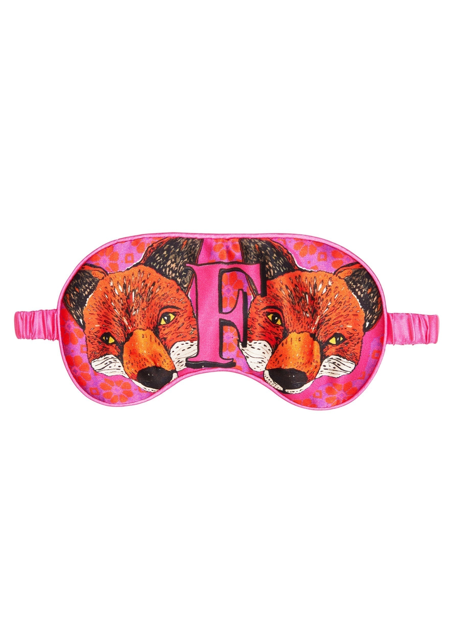 Silk Eye Mask "F Fox"