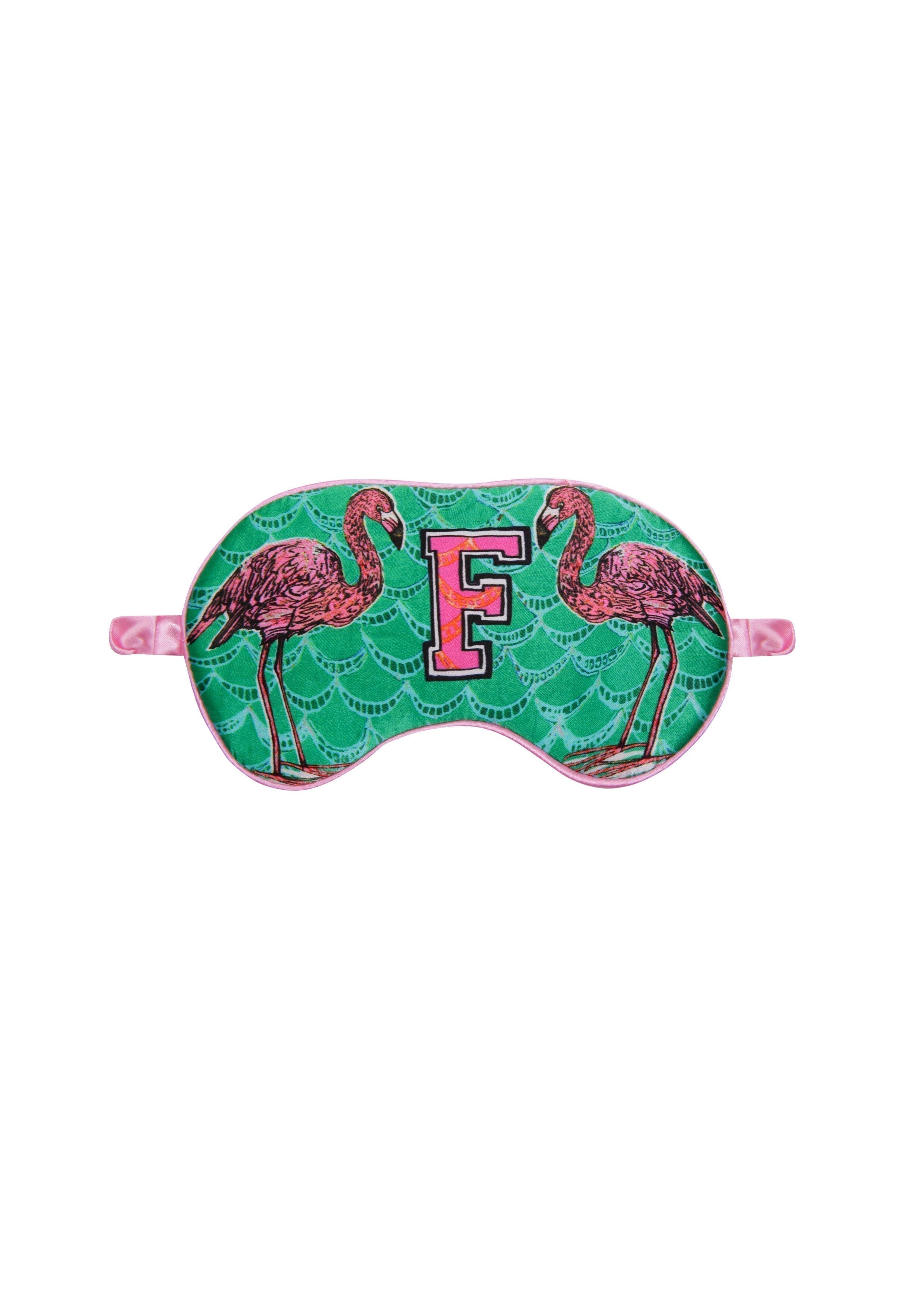 Silk Eye Mask "F Flamingo"