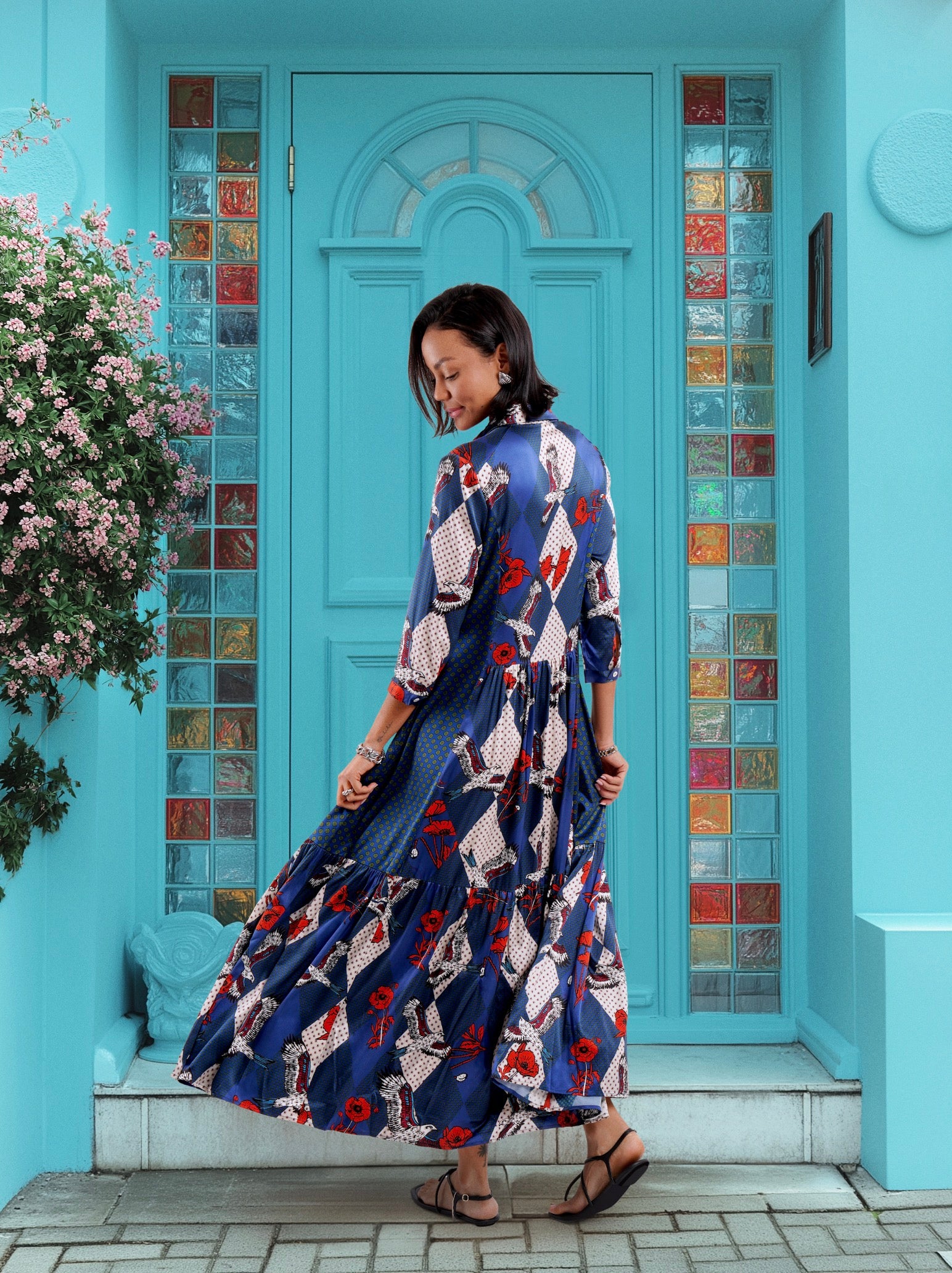 Maxi Shirt Dress "Eagle Fields"