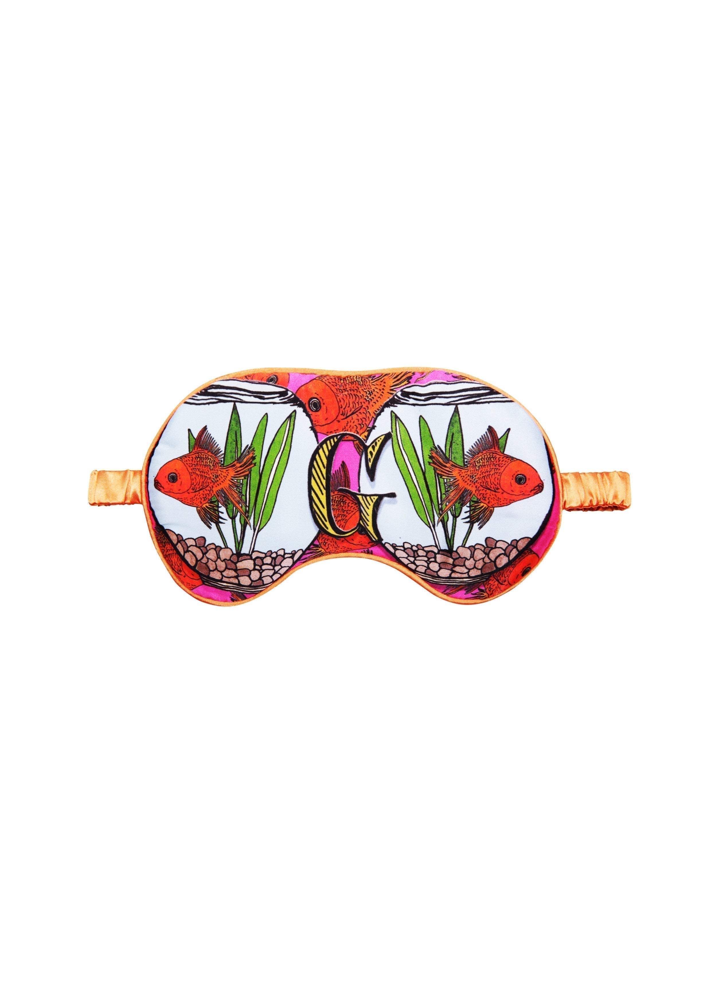 Silk Eye Mask "G Goldfish"